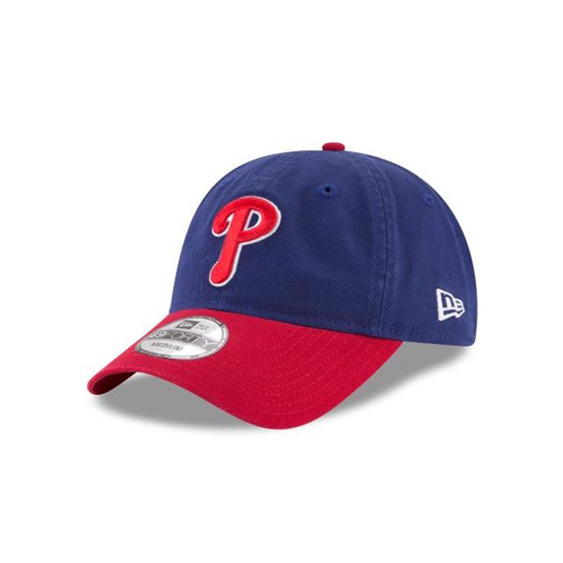 MLB Philadelphia Phillies Core Fit Alt 49Forty Fitted (VVK5073) - Blue New Era Caps